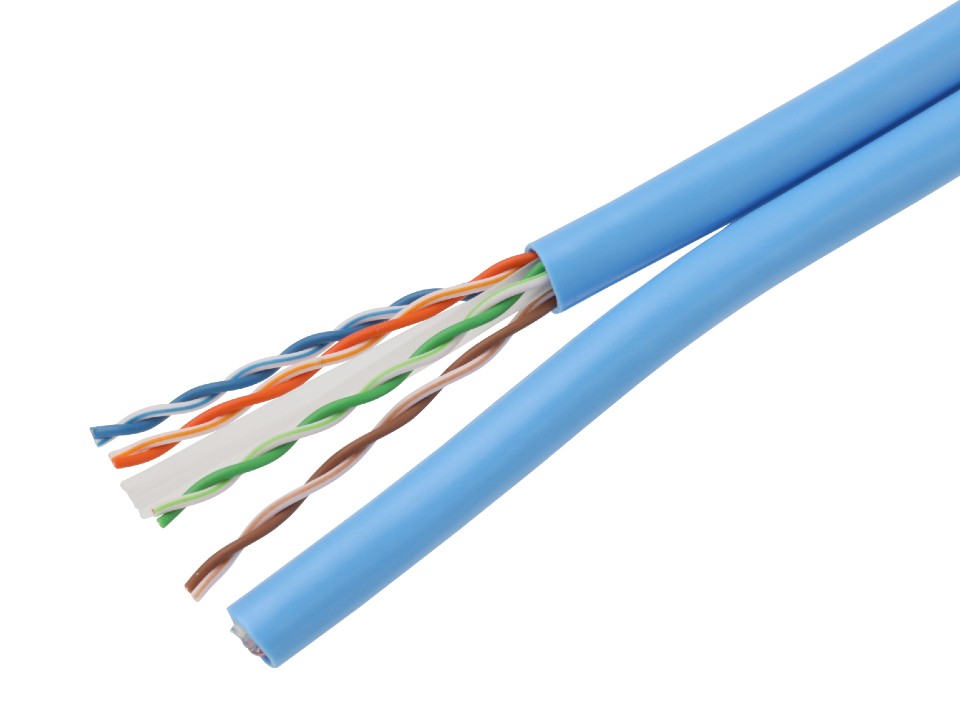 【残159m】Cat6 LANケーブル 青 BL 日本製線